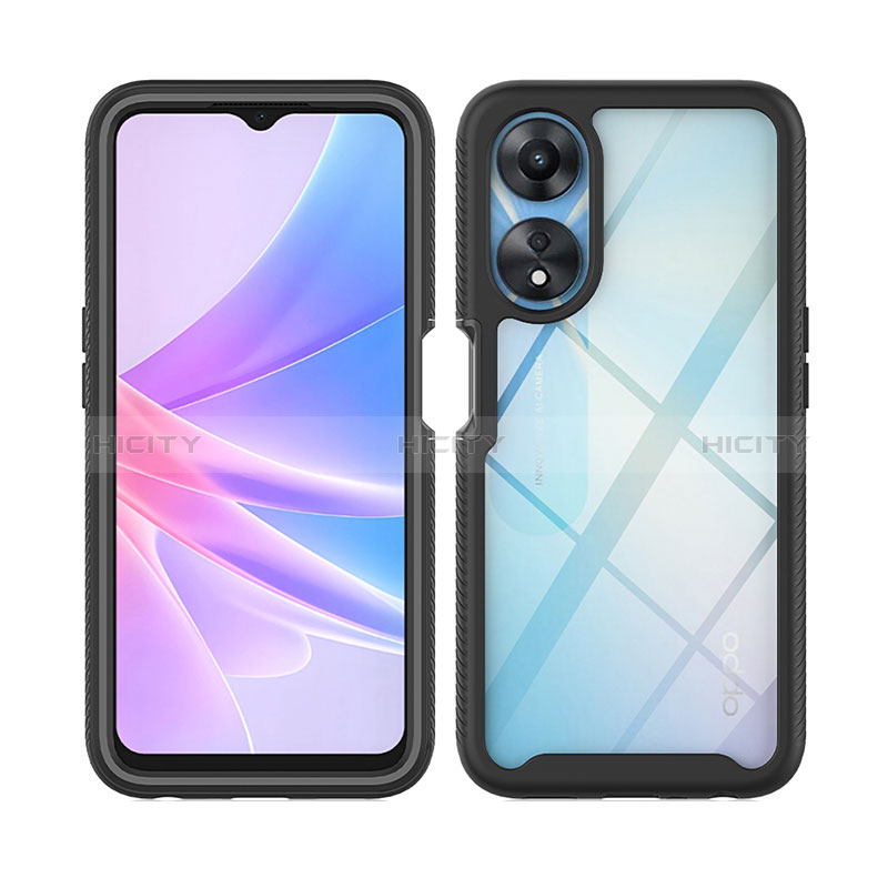 Carcasa Bumper Funda Silicona Transparente 360 Grados ZJ2 para Oppo A58 5G