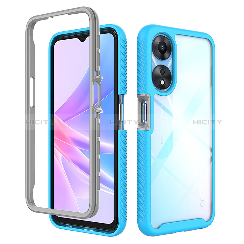 Carcasa Bumper Funda Silicona Transparente 360 Grados ZJ2 para Oppo A78 5G