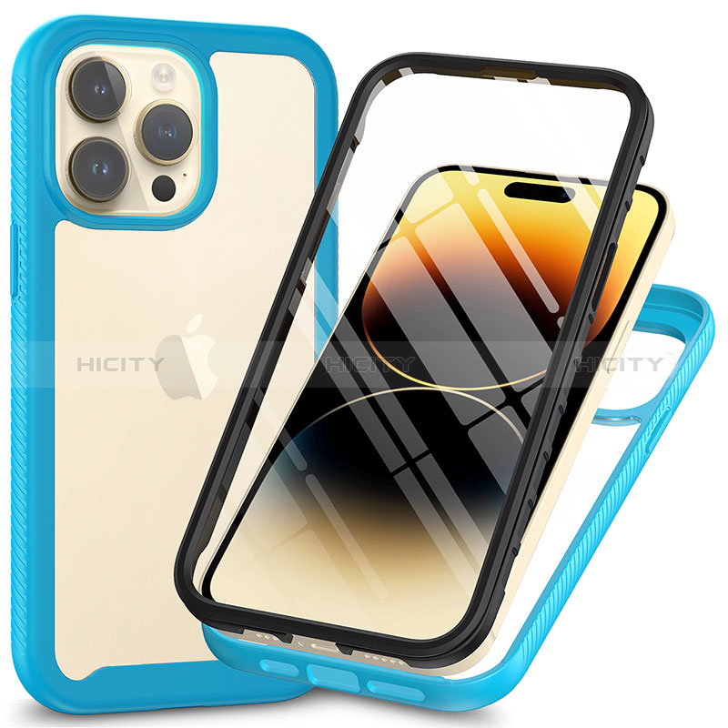 Carcasa Bumper Funda Silicona Transparente 360 Grados ZJ3 para Apple iPhone 13 Pro