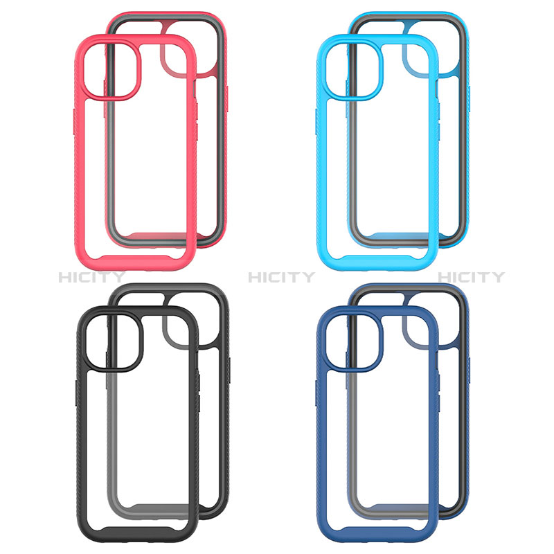 Carcasa Bumper Funda Silicona Transparente 360 Grados ZJ3 para Apple iPhone 14