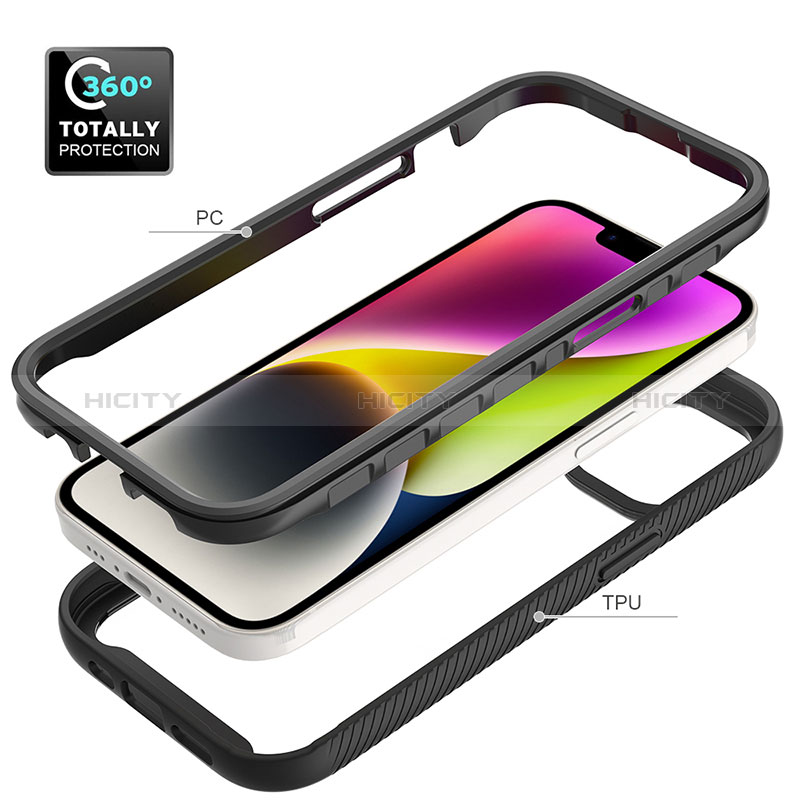 Carcasa Bumper Funda Silicona Transparente 360 Grados ZJ3 para Apple iPhone 14 Plus