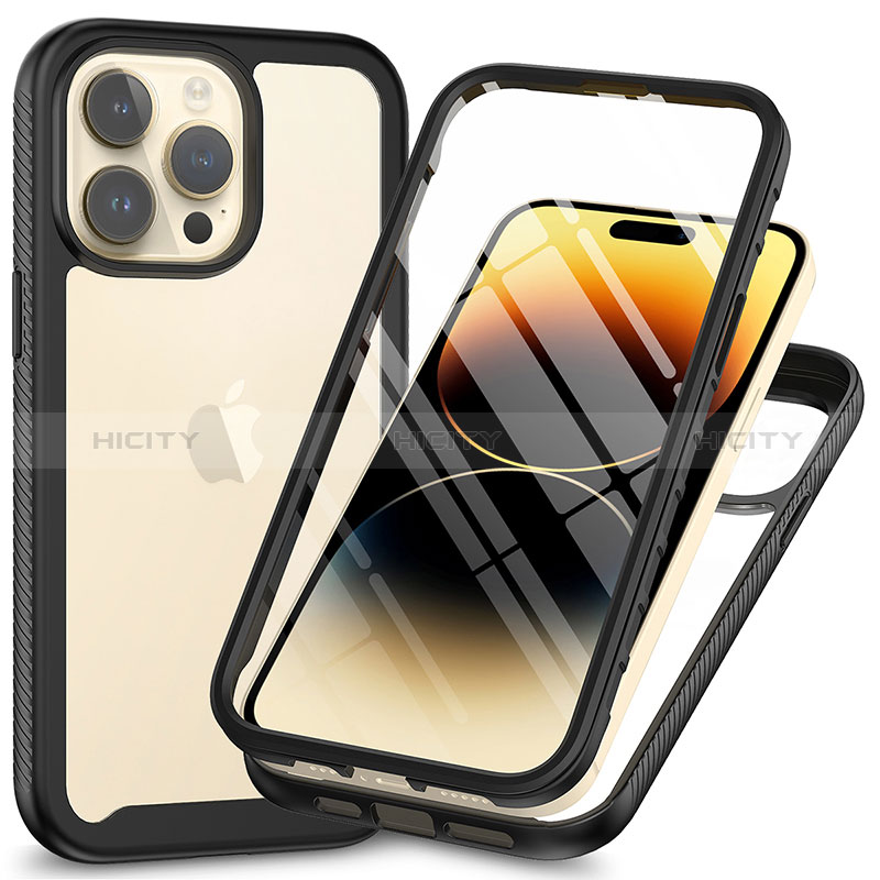 Carcasa Bumper Funda Silicona Transparente 360 Grados ZJ3 para Apple iPhone 14 Pro