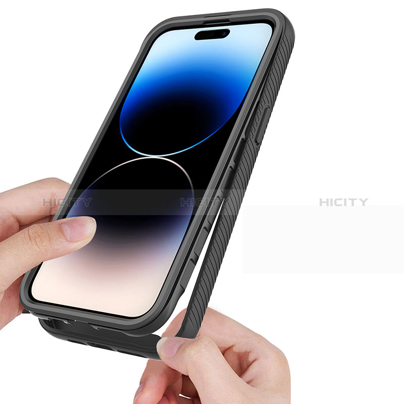 Carcasa Bumper Funda Silicona Transparente 360 Grados ZJ3 para Apple iPhone 14 Pro Max