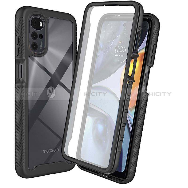 Carcasa Bumper Funda Silicona Transparente 360 Grados ZJ3 para Motorola Moto G22