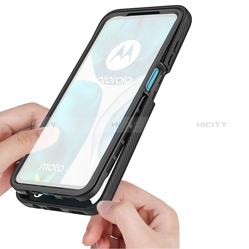 Carcasa Bumper Funda Silicona Transparente 360 Grados ZJ3 para Motorola MOTO G52