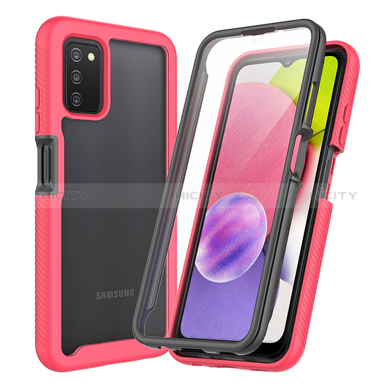 Carcasa Bumper Funda Silicona Transparente 360 Grados ZJ3 para Samsung Galaxy A02s