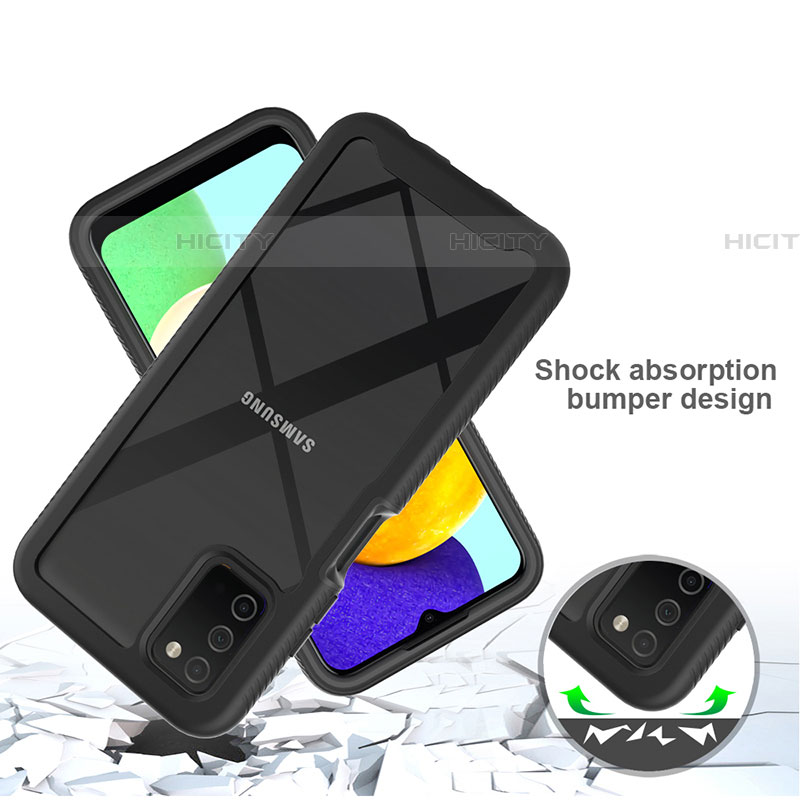 Carcasa Bumper Funda Silicona Transparente 360 Grados ZJ3 para Samsung Galaxy A03s