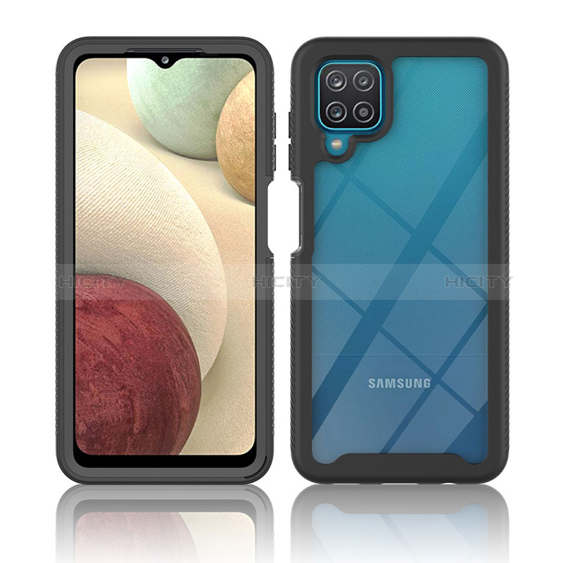 Carcasa Bumper Funda Silicona Transparente 360 Grados ZJ3 para Samsung Galaxy A12 Nacho