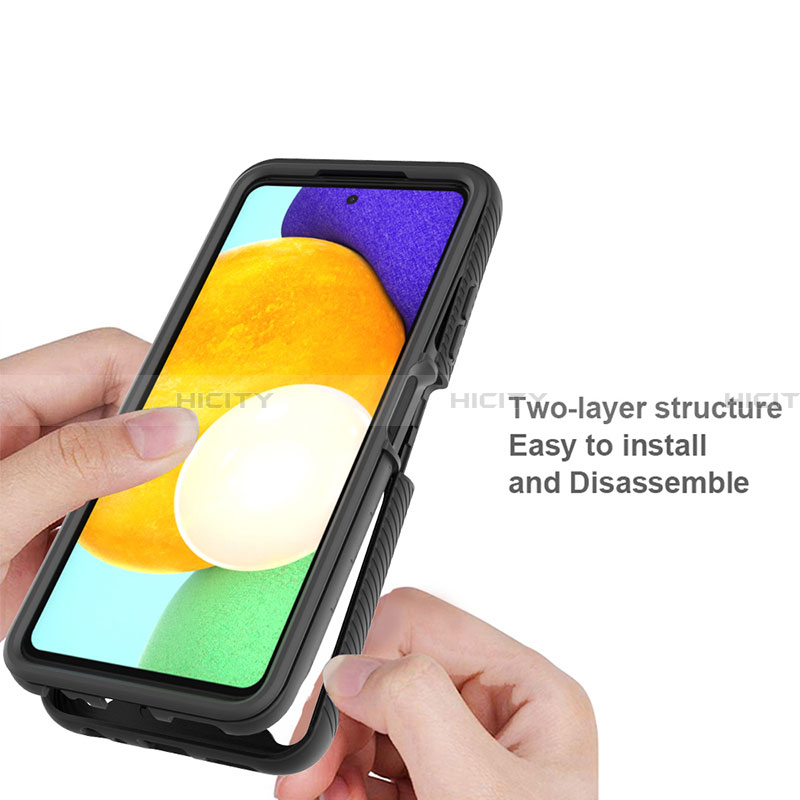 Carcasa Bumper Funda Silicona Transparente 360 Grados ZJ3 para Samsung Galaxy A22 5G