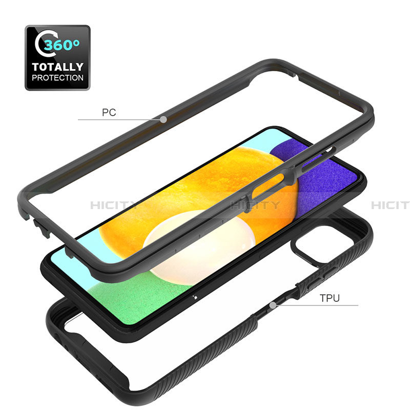 Carcasa Bumper Funda Silicona Transparente 360 Grados ZJ3 para Samsung Galaxy A22 5G