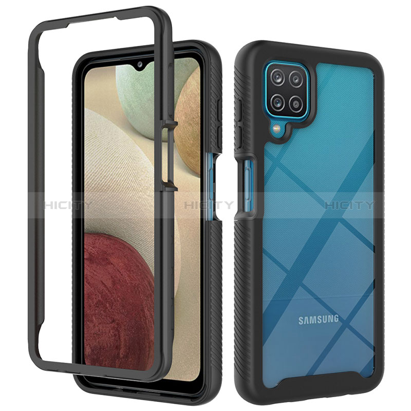 Carcasa Bumper Funda Silicona Transparente 360 Grados ZJ3 para Samsung Galaxy F12