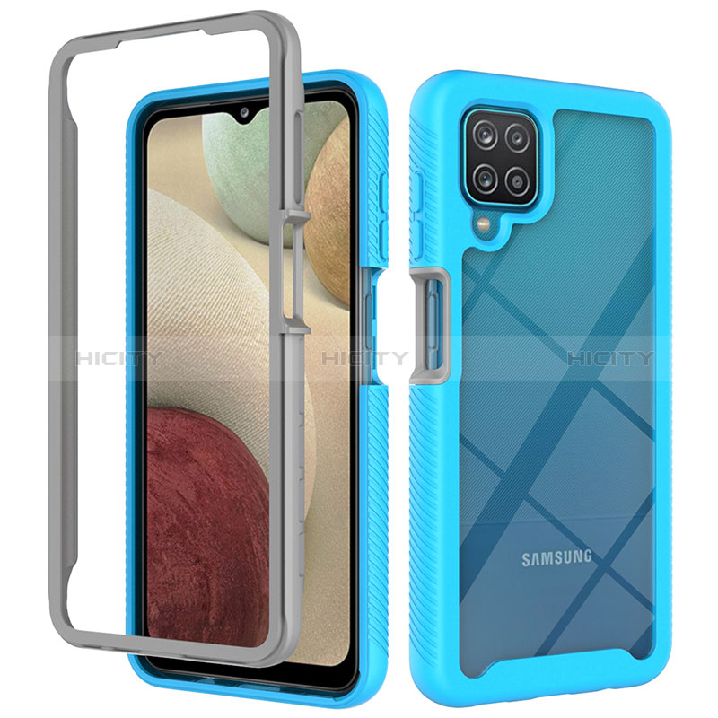 Carcasa Bumper Funda Silicona Transparente 360 Grados ZJ3 para Samsung Galaxy F12