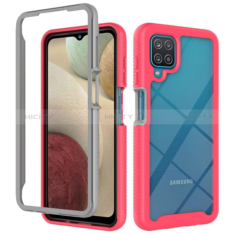 Carcasa Bumper Funda Silicona Transparente 360 Grados ZJ3 para Samsung Galaxy F12