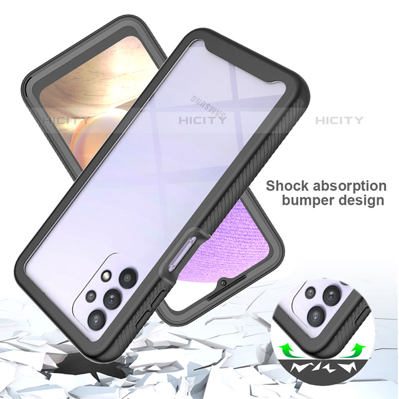 Carcasa Bumper Funda Silicona Transparente 360 Grados ZJ3 para Samsung Galaxy M32 5G