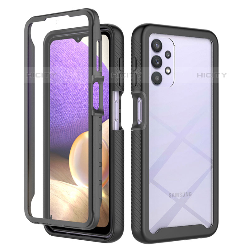 Carcasa Bumper Funda Silicona Transparente 360 Grados ZJ3 para Samsung Galaxy M32 5G