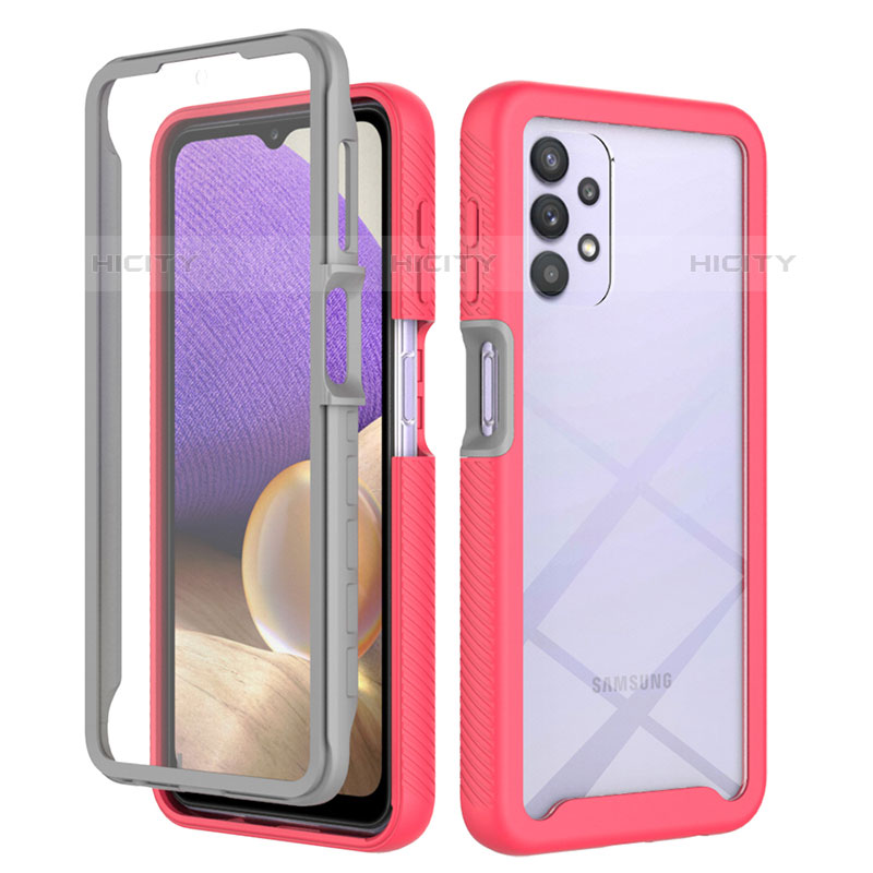 Carcasa Bumper Funda Silicona Transparente 360 Grados ZJ3 para Samsung Galaxy M32 5G