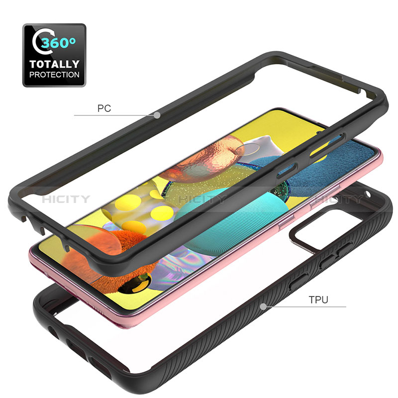 Carcasa Bumper Funda Silicona Transparente 360 Grados ZJ3 para Samsung Galaxy M40S