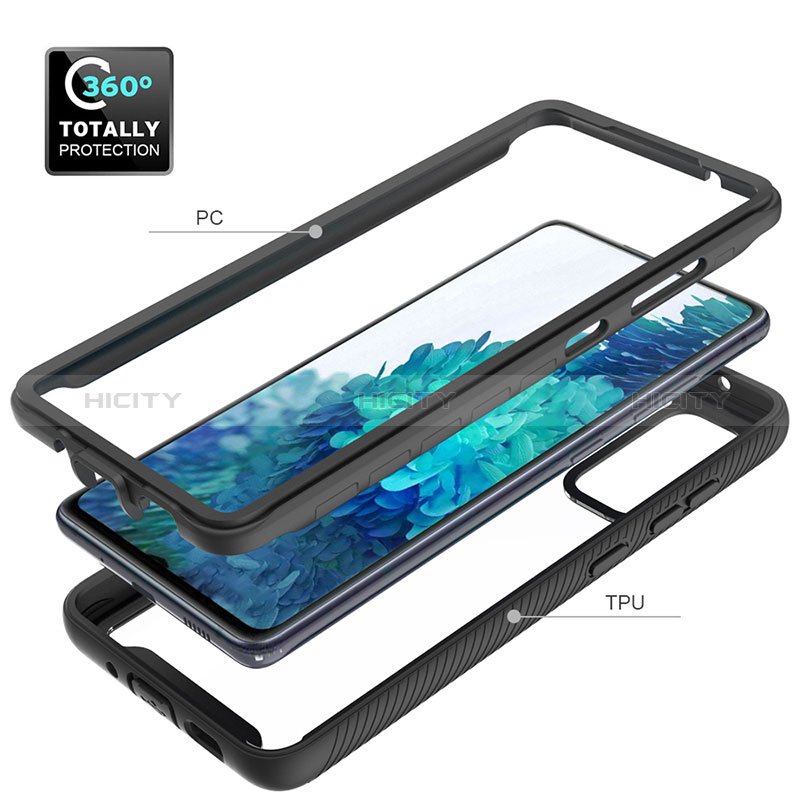 Carcasa Bumper Funda Silicona Transparente 360 Grados ZJ3 para Samsung Galaxy S20 FE 5G