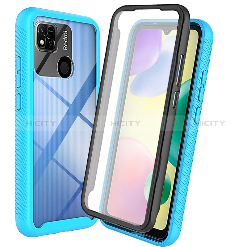 Carcasa Bumper Funda Silicona Transparente 360 Grados ZJ3 para Xiaomi Redmi 9 India