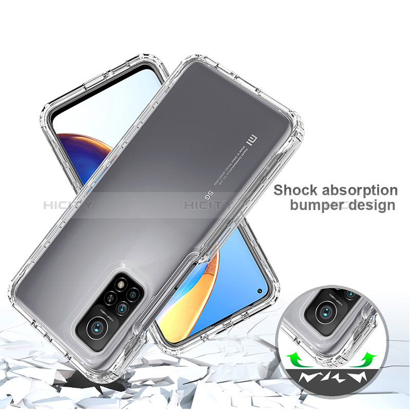 Carcasa Bumper Funda Silicona Transparente 360 Grados ZJ3 para Xiaomi Redmi K30S 5G