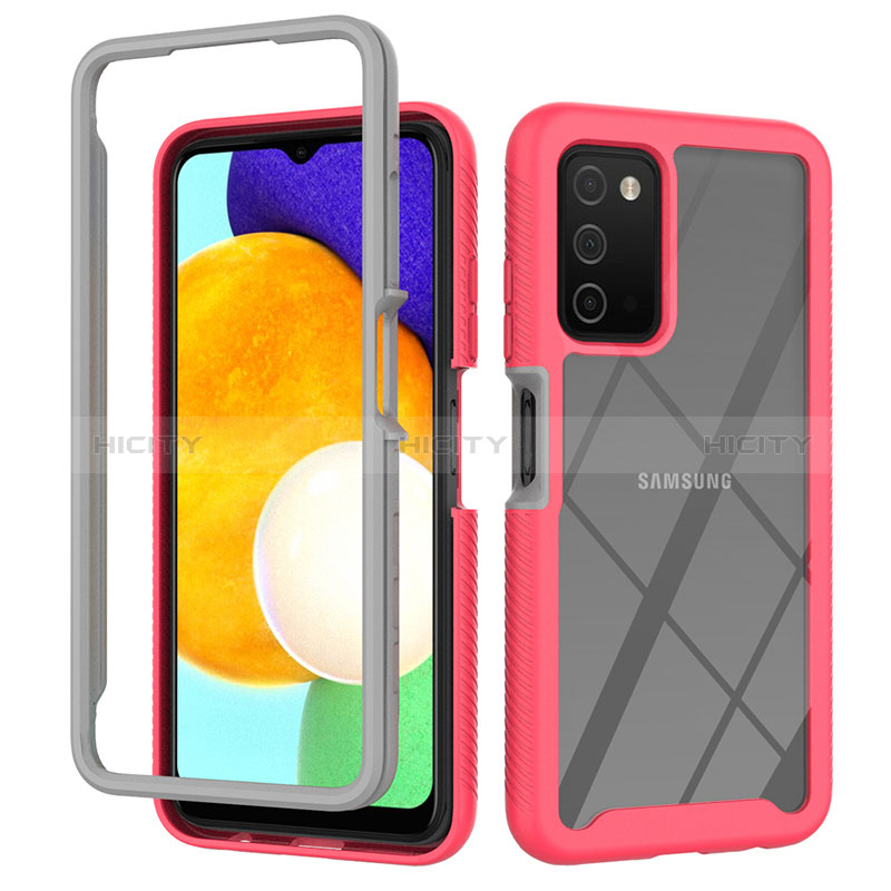 Carcasa Bumper Funda Silicona Transparente 360 Grados ZJ4 para Samsung Galaxy A02s