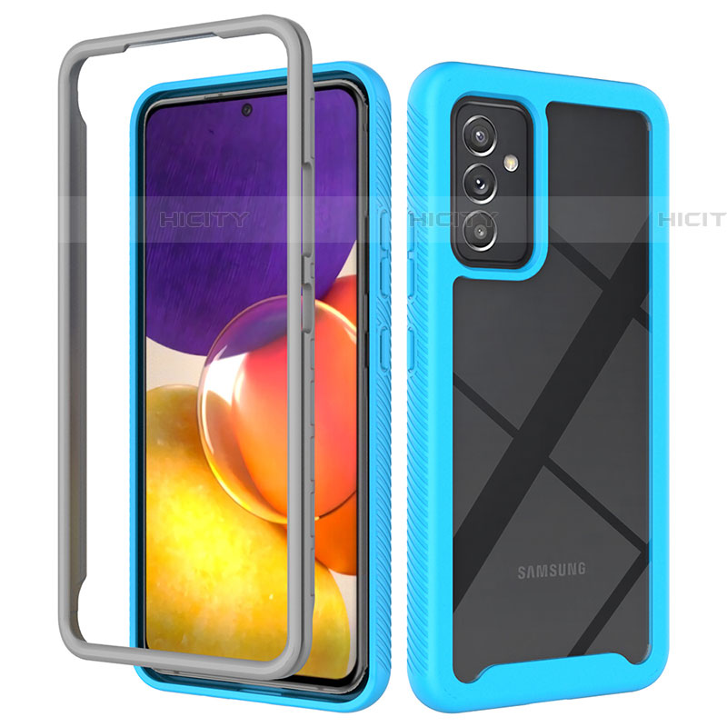 Carcasa Bumper Funda Silicona Transparente 360 Grados ZJ4 para Samsung Galaxy A82 5G