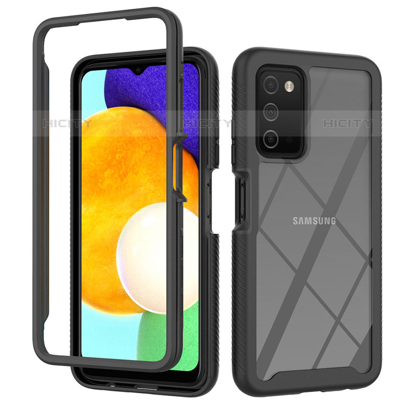 Carcasa Bumper Funda Silicona Transparente 360 Grados ZJ4 para Samsung Galaxy M02s