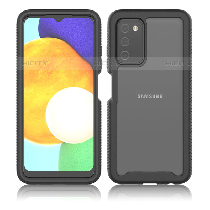 Carcasa Bumper Funda Silicona Transparente 360 Grados ZJ4 para Samsung Galaxy M02s