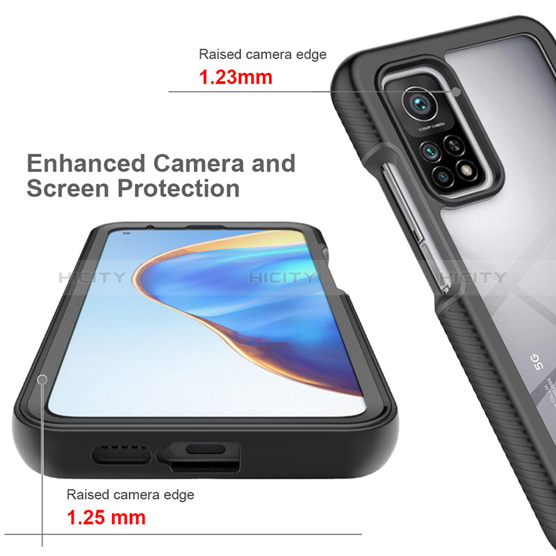 Carcasa Bumper Funda Silicona Transparente 360 Grados ZJ4 para Xiaomi Mi 10T 5G