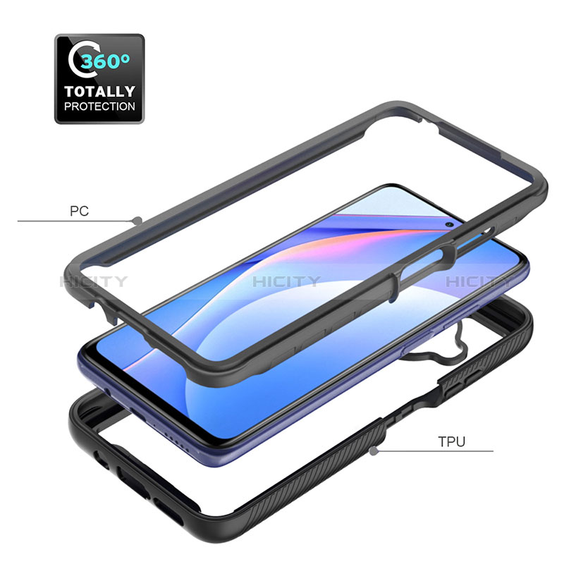 Carcasa Bumper Funda Silicona Transparente 360 Grados ZJ4 para Xiaomi Mi 10T Lite 5G