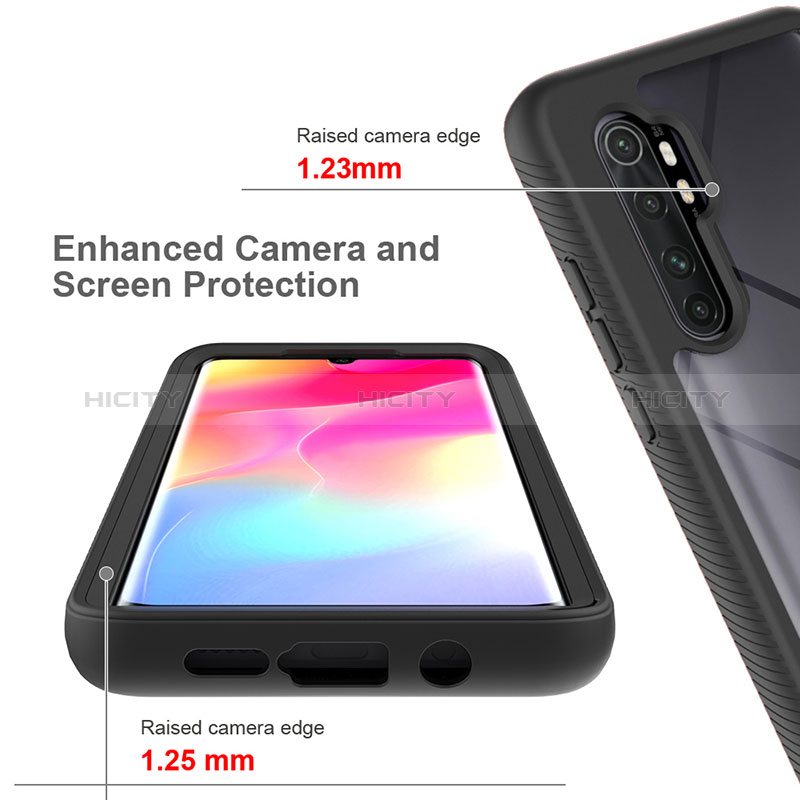 Carcasa Bumper Funda Silicona Transparente 360 Grados ZJ4 para Xiaomi Mi Note 10 Lite