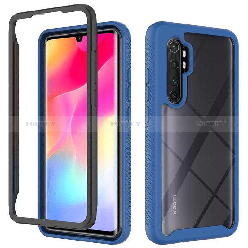 Carcasa Bumper Funda Silicona Transparente 360 Grados ZJ4 para Xiaomi Mi Note 10 Lite