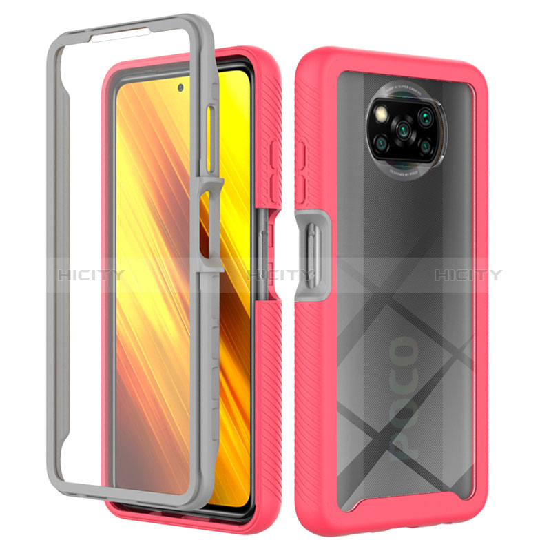 Carcasa Bumper Funda Silicona Transparente 360 Grados ZJ4 para Xiaomi Poco X3 NFC