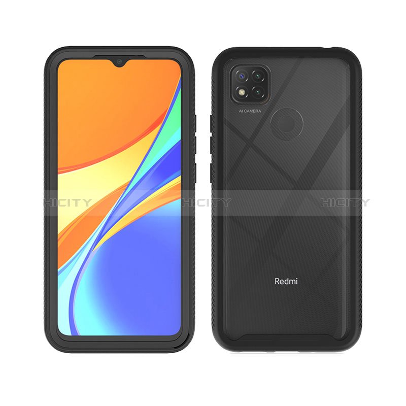 Carcasa Bumper Funda Silicona Transparente 360 Grados ZJ4 para Xiaomi Redmi 9 India