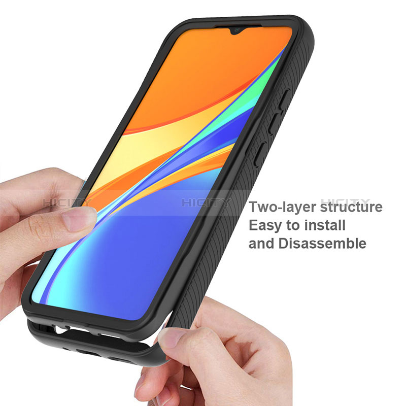 Carcasa Bumper Funda Silicona Transparente 360 Grados ZJ4 para Xiaomi Redmi 9 India