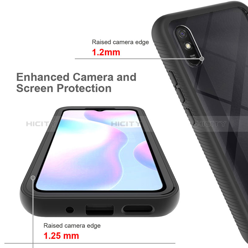 Carcasa Bumper Funda Silicona Transparente 360 Grados ZJ4 para Xiaomi Redmi 9AT