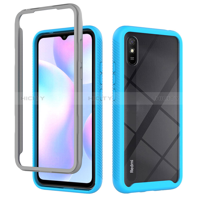 Carcasa Bumper Funda Silicona Transparente 360 Grados ZJ4 para Xiaomi Redmi 9AT