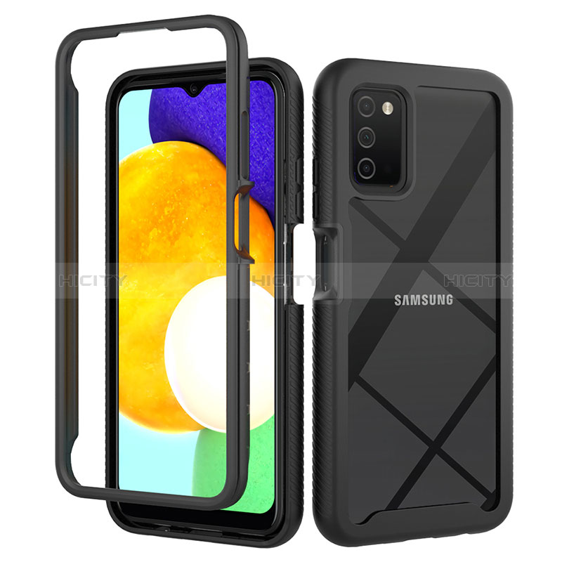 Carcasa Bumper Funda Silicona Transparente 360 Grados ZJ5 para Samsung Galaxy A02s