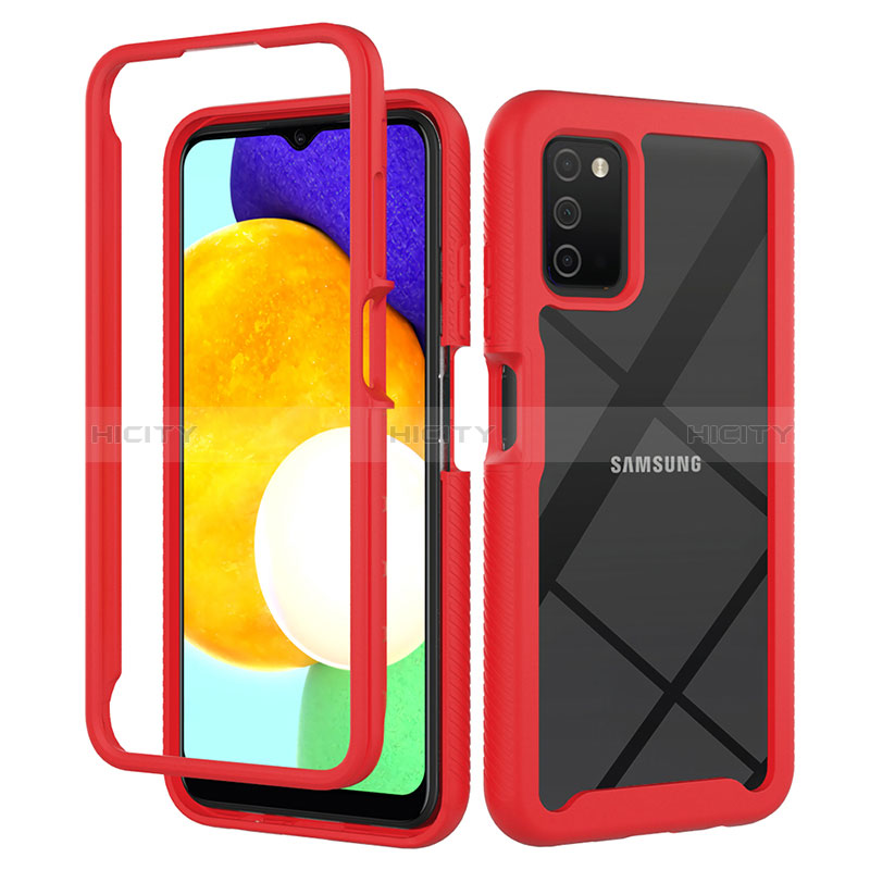 Carcasa Bumper Funda Silicona Transparente 360 Grados ZJ5 para Samsung Galaxy A02s