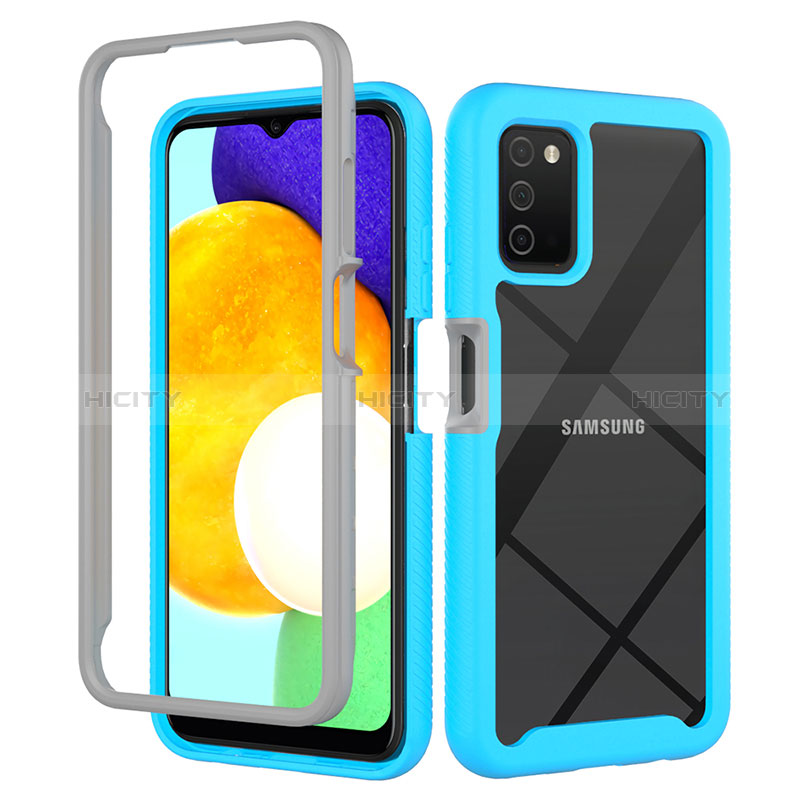 Carcasa Bumper Funda Silicona Transparente 360 Grados ZJ5 para Samsung Galaxy A02s