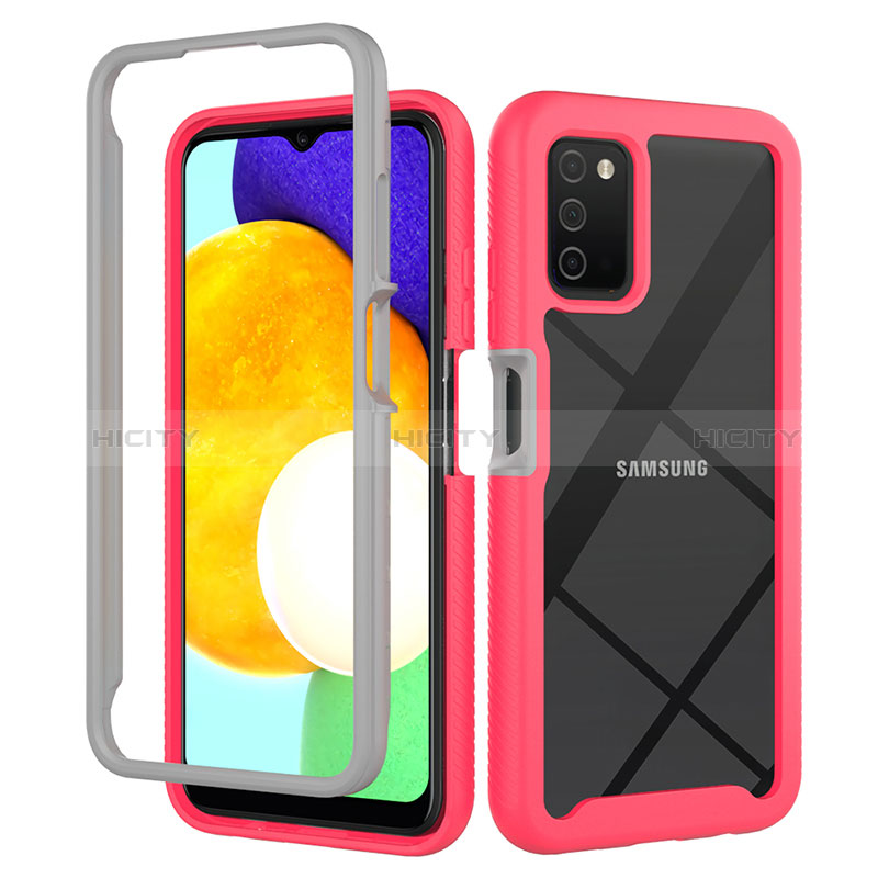 Carcasa Bumper Funda Silicona Transparente 360 Grados ZJ5 para Samsung Galaxy A02s