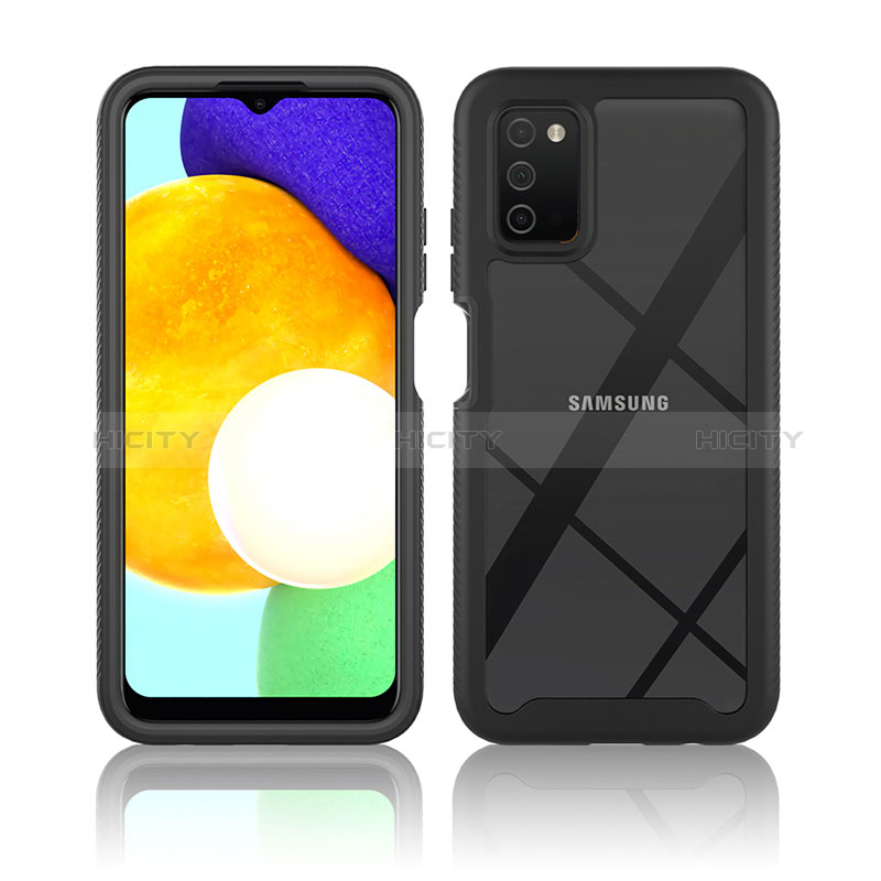 Carcasa Bumper Funda Silicona Transparente 360 Grados ZJ5 para Samsung Galaxy A02s