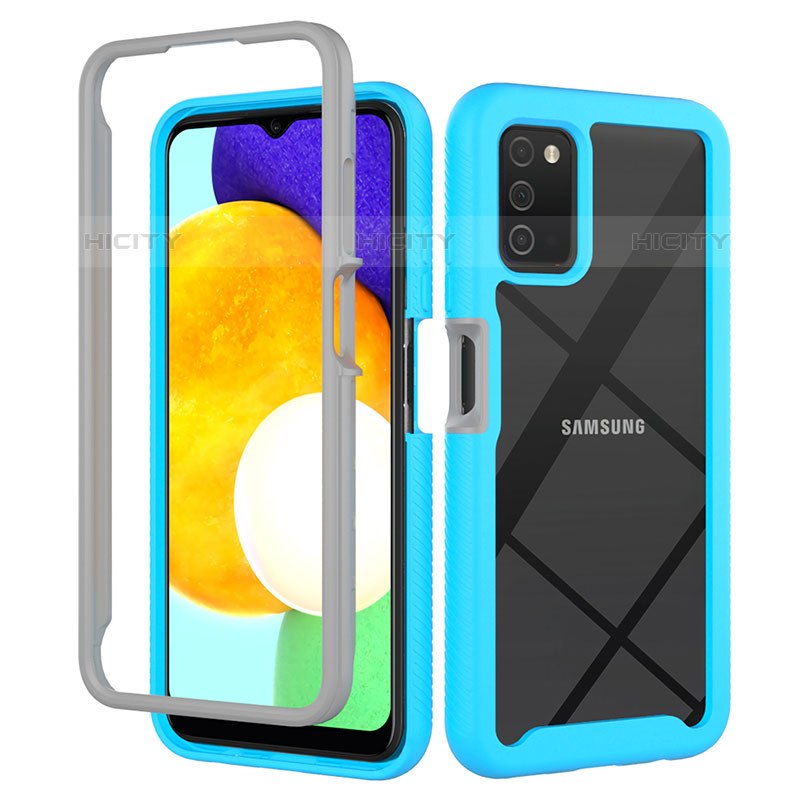 Carcasa Bumper Funda Silicona Transparente 360 Grados ZJ5 para Samsung Galaxy M02s