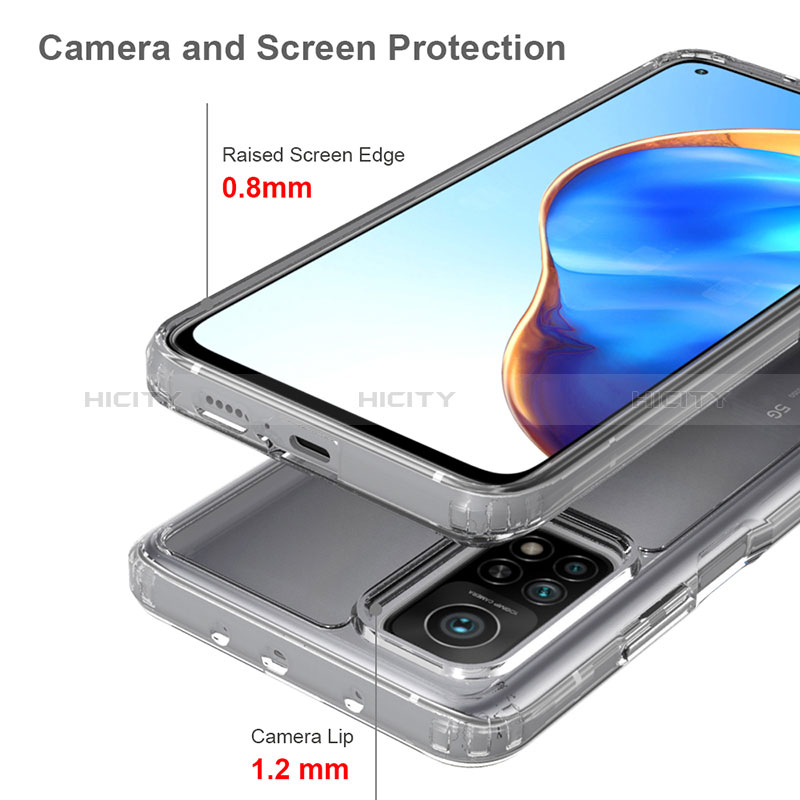 Carcasa Bumper Funda Silicona Transparente 360 Grados ZJ5 para Xiaomi Mi 10T Pro 5G