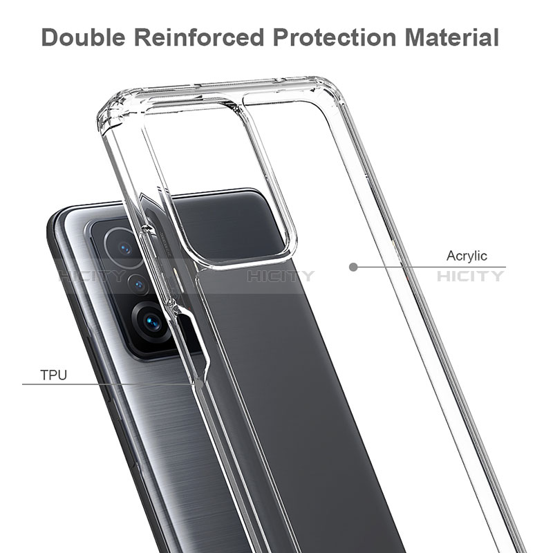 Carcasa Bumper Funda Silicona Transparente 360 Grados ZJ5 para Xiaomi Mi 11T Pro 5G