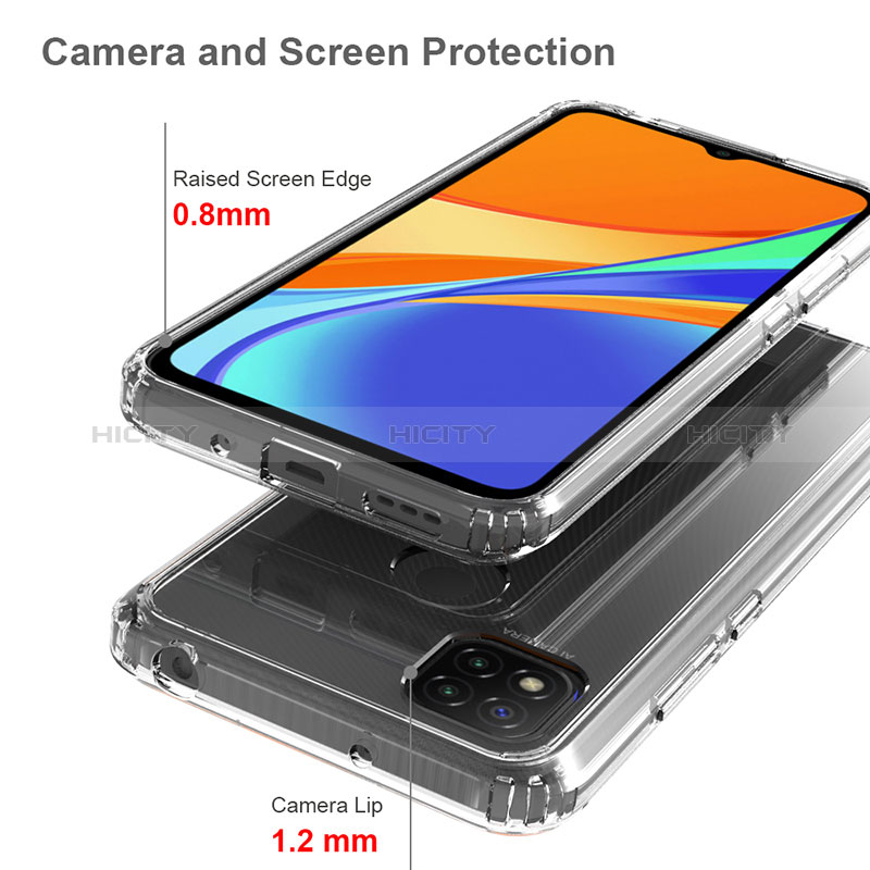 Carcasa Bumper Funda Silicona Transparente 360 Grados ZJ5 para Xiaomi POCO C31