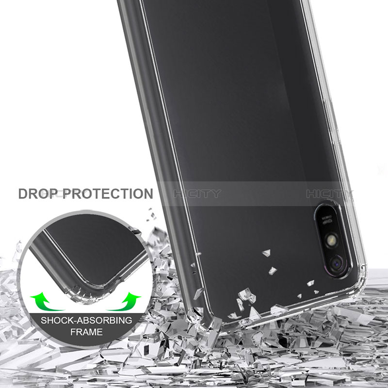 Carcasa Bumper Funda Silicona Transparente 360 Grados ZJ5 para Xiaomi Redmi 9AT