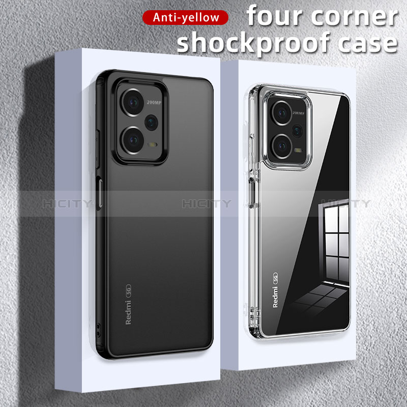 Carcasa Bumper Funda Silicona Transparente 360 Grados ZJ5 para Xiaomi Redmi Note 12 Pro+ Plus 5G