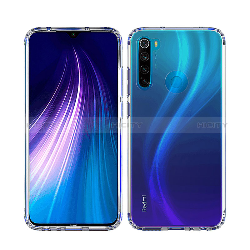 Carcasa Bumper Funda Silicona Transparente 360 Grados ZJ5 para Xiaomi Redmi Note 8 (2021)