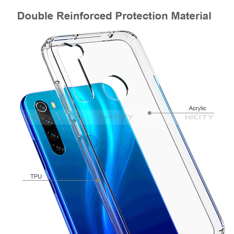 Carcasa Bumper Funda Silicona Transparente 360 Grados ZJ5 para Xiaomi Redmi Note 8 (2021)